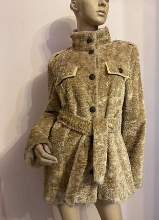 Італійська фірмова штучна шубка- тедді  /m/ brend benetton