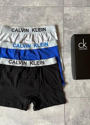 Премиум! набор (3шт) трусов боксеров calvin klein трусы боксеры келвин кляйн2 фото