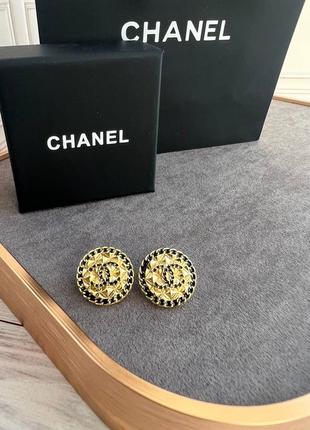 Серьги в стиле chanel