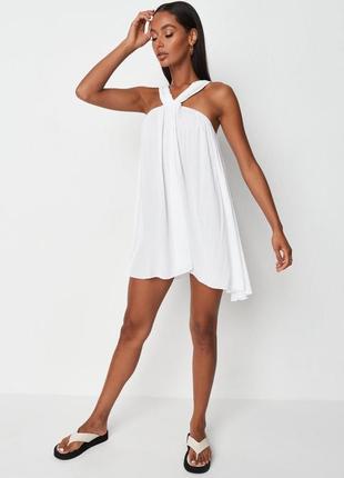 Біла пляжна сукня missguided, s/m/l1 фото