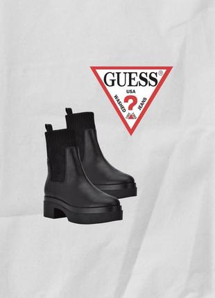 Женские ботинки ботинки челси из лого оригинал guess tommy hilfiger3 фото