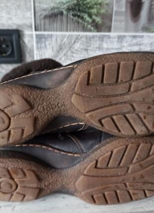 Якісні шкіряні черевики шкіряні чоботи gabor4 фото