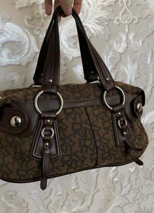 Dkny женская монограммная сумка gucci fendi lv michael kors