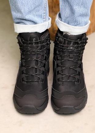 Ботинки мужские черные7 фото