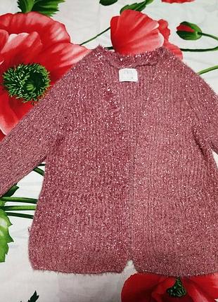 Фирменная,кофта-травка, накидка,кардиган, для девочки 6-8 лет