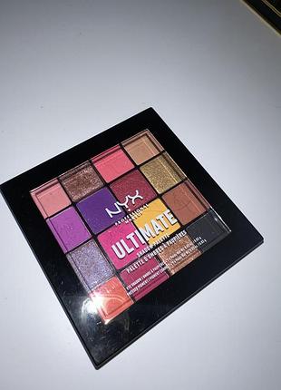 Палетка тіней nyx professional makeup ultimate shadow palette 13 festival