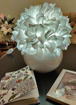 Светильник ночник гортензия