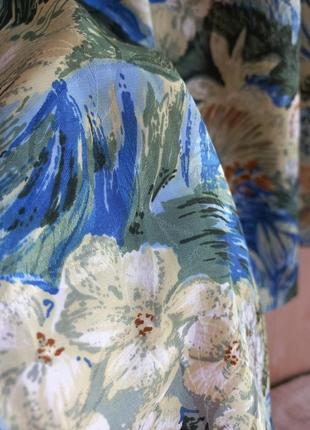 Винтажная юбка в принт цветы c&amp;a6 фото