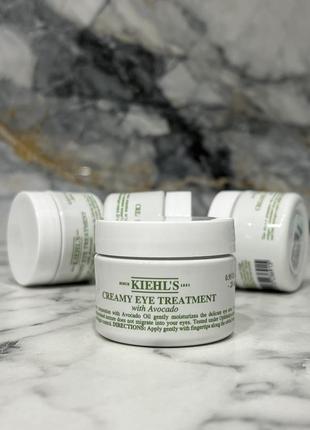 Крем для кожи вокруг глаз kiehl's since 1851 creamy eye treatment with avocado kiehls 28 мл крем с авокадо под глаза 28ml5 фото