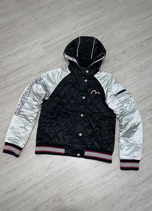 Бомбер,куртка,джинсовка,джинсы evisu