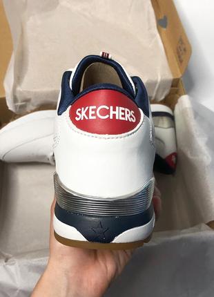 Skechers street sunlite 40\41 белые мягкие кроссовки из кожи3 фото