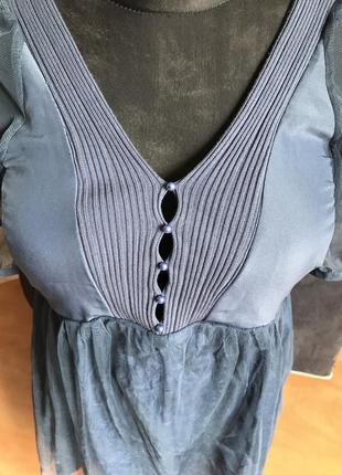 Шикарная блуза noa noa с фитином р.xs5 фото