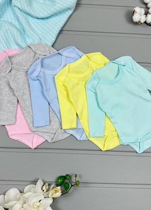 Боди с длинным рукавом