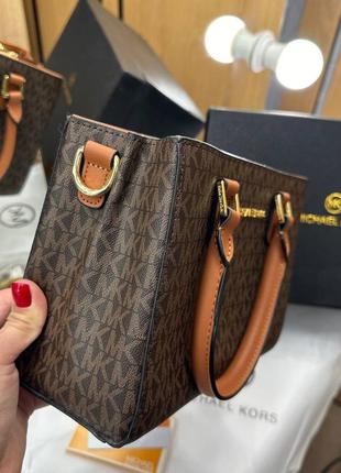 Сумка брендовая женская michael kors brown4 фото