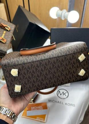 Сумка брендовая женская michael kors brown3 фото