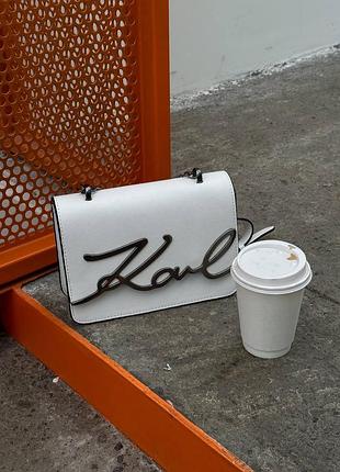 Karl lagerfeld signature white 3