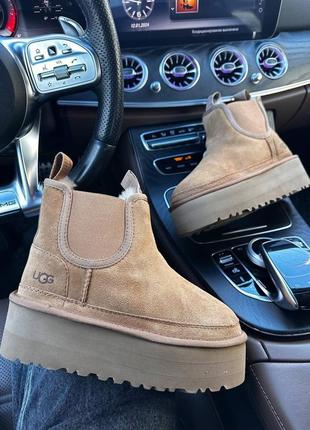 Женские угги ugg neumel platform chealsea ginger