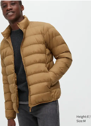 Мужская пуховая куртка uniqlo ultra light down 3d cut jacket1 фото