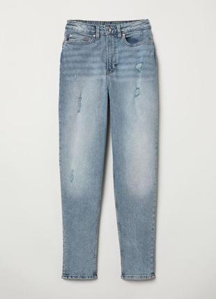 Джинсы h&m mom jeans h&m новые мом джинсы бойфренды