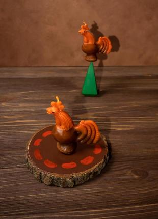 Свеча-первоник из пчелиного воска