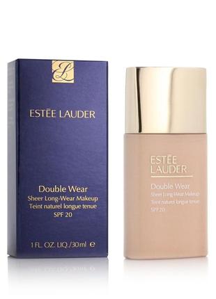 Double wear sheer стійкий тональний флюїд spf20, 30 ml, тон 1с1 cool bone
