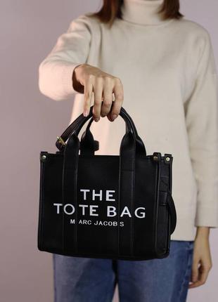 Marc jacobs tote bag black/женская сумка/женская сумочка/женская сумка4 фото