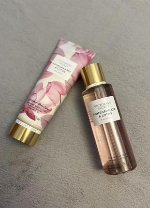 Набор лосьон и спрей мист для тела victoria’s secret оригинал виктория сикрет полномерный