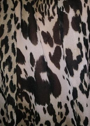 🧡🧡🧡красивая шифоновая кофта, блуза в леопардовый принт wallis🧡🧡🧡5 фото