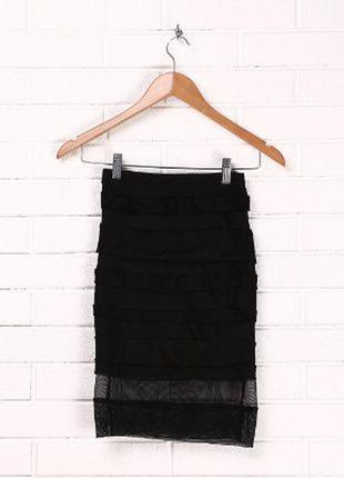 Юбка с сеткой