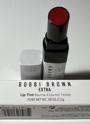 Люкс бальзам тінт для губ bobbi brown extra lip tint відтінок bare raspberry bare nude