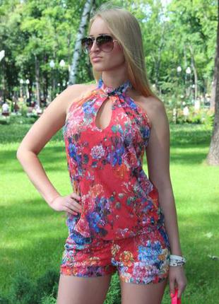 Комбінезон в квіти оригінальний