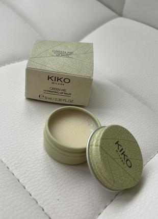 Kiko green me hydrating lip balm увлажняющий бальзам4 фото