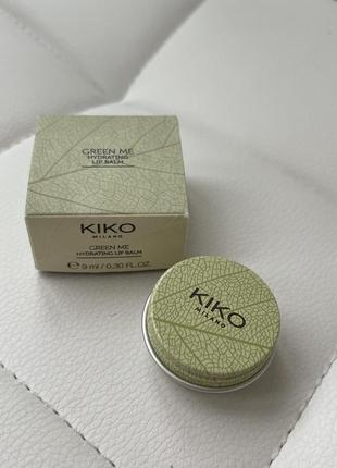 Kiko green me hydrating lip balm зволожуючий бальзам3 фото