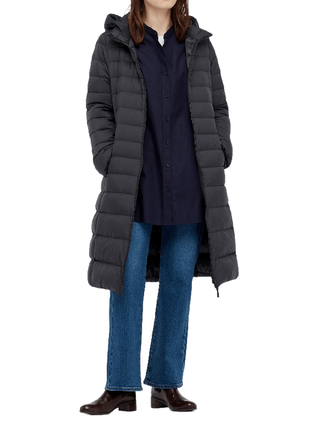 Демисезонный пуховик uniqlo ultra light down hooded