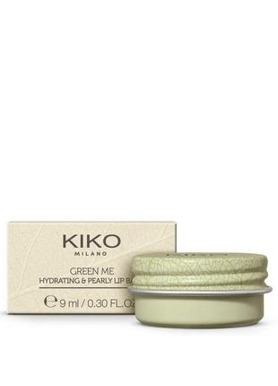 Kiko green me hydrating lip balm зволожуючий бальзам2 фото