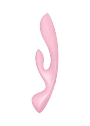 Вібратор-кролик satisfyer triple oh pink 2