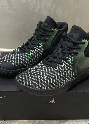 Оригінальні кросівки nike kd trey 5 viii black illusion green2 фото