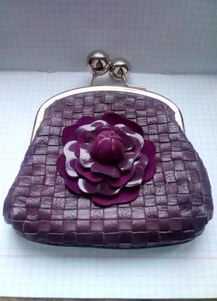 Кошелек кожа нат