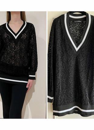 Ажурный пуловер zara 3