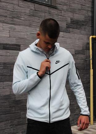 Худи nike tech fleece в белом