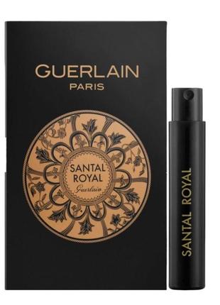 Guerlain santal royal парфюмированная вода унисекс - фирменный пробник - остаток 0,5 мл с 0.7 мл