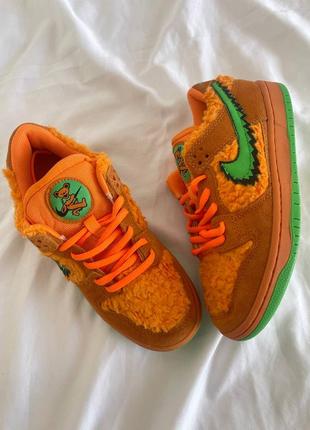 Кросівки nike sb dunk х grateful dead orange