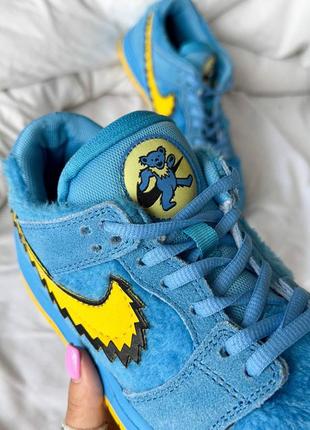 Кроссовки nike sb dunk х grateful dead blue9 фото