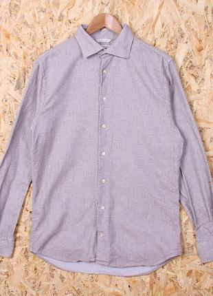 Мужская рубашка suitsupply egyptian cotton two ply