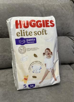 Huggies elite soft pants 5 (34 штуки)