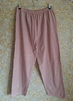 (912) чудові бавовняні піжамні штанці queentex/розмір 46