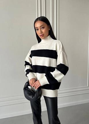 Джемпер у смужку светр 9