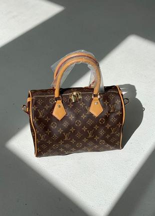 Женская сумка louis vuitton speedy 30 brown2 фото