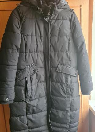 Распродажа пальто navahoo недорогое черное теплое4 фото
