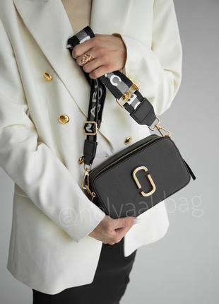 Сумка marc jacobs black/gold 2